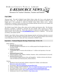 e-resource news - American Library Association