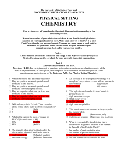 chemistry