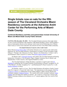 Cleveland-Orchestra-Miami-Residency-announces-single-tickets