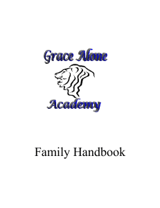 Handbook - Grace Alone Academy
