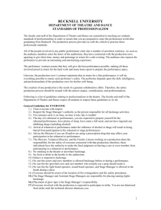 Standards of Professionalism Contract