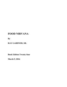food nirvana - This Web Page Contains Links By Subject
