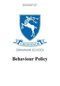 1 - Grosvenor Grammar School