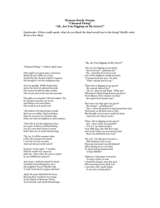Thomas Hardy Poems:
