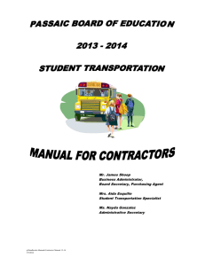Manual for Contractors