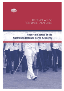 Report on abuse at the Australian Defence Force Academy