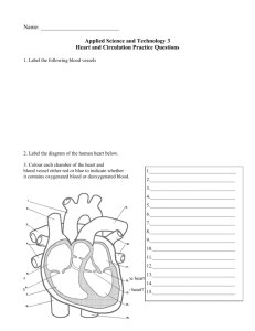 Name: Applied Science and Technology 3 Heart and Circulation