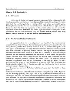 Chapter 3-2: Radioactivity