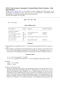 Data Sheet iBrOx19 - IUPAC Task Group on Atmospheric Chemical