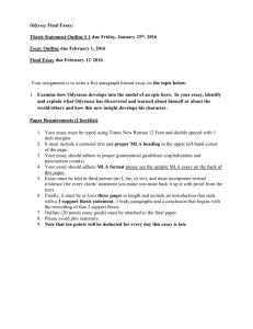 3-Part Thesis Statement Worksheet
