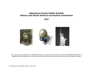 Introduction - Albemarle County Public Schools