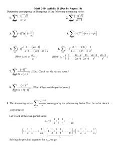 Name: Improper Integrals Done Properly