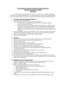 cheer contract/rules - Lake County Schools