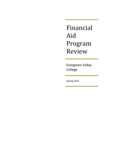 Financial aid Program Review