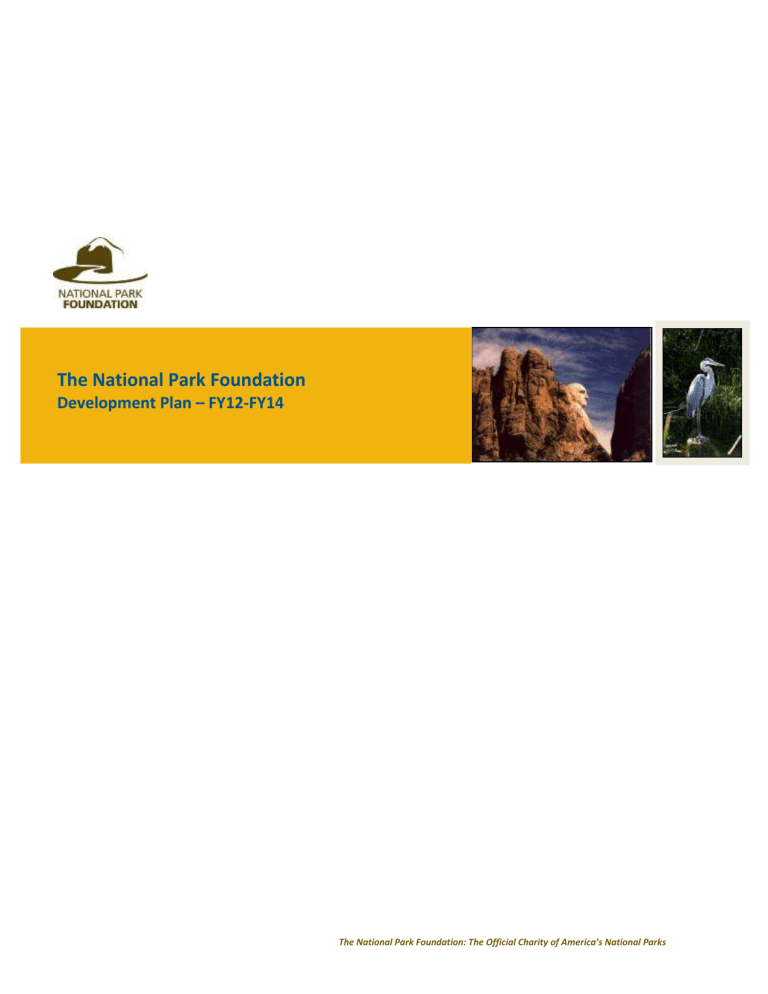 FY12 14 Development Plan National Parks Foundation