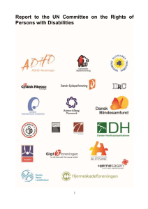 Danish DPO Coalition Report - International Disability Alliance