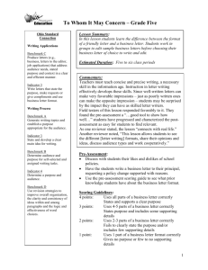 Types of Business Letters