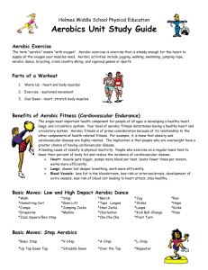 Aerobics Study Guide - Holmes Middle School