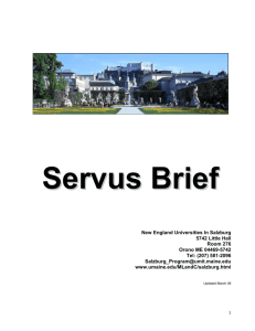 Servus Brief – (264k MS Word Document)