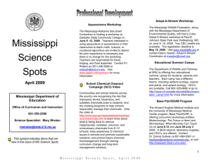 Brochure - Mississippi Department of Education
