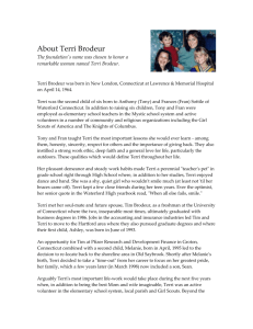 About Terri Brodeur - East Lyme Public Schools