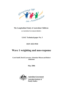 Word 1.3 MB - Growing Up in Australia: The Longitudinal Study of