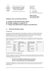 DAC Guidance note - Electrical matters