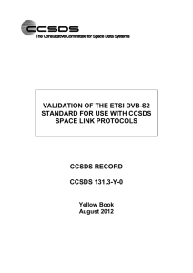 CCSDS Space Link Protocols over ETSI DVB