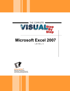 Excel Level 1