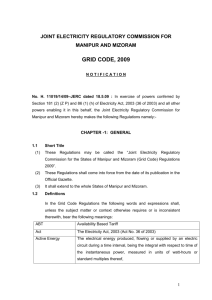 Chapter -15: Metering Code - Joint Electricity Regulatory Commission