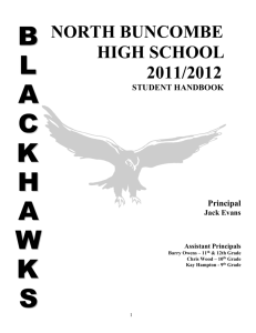 student handbook - Buncombe County Schools