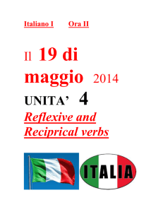 1. Italian Reflexive Verbs