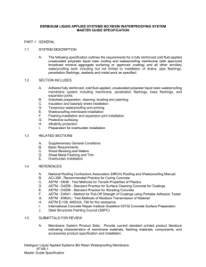 Liquids BG Resin Specification