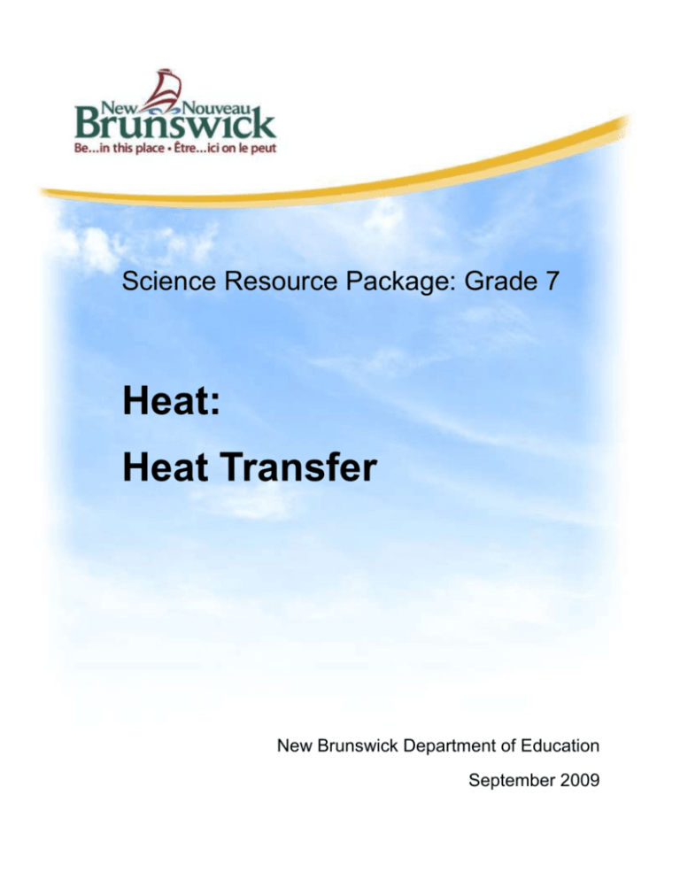 Heat Transfer School District 16 Community