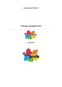 Dublin LGBTQ Pride Volunteer Handbook
