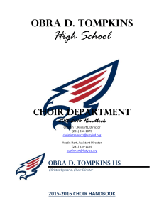 - Tompkins HS Choir