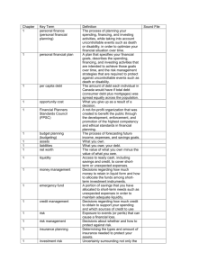 personal financial planning