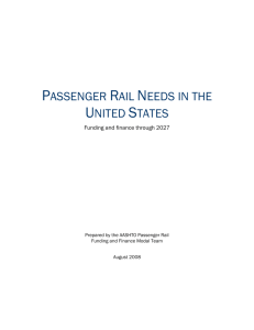 06 Passenger Rail Modal Report - Standing Committee on Finance