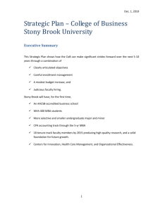 COB - Stony Brook University