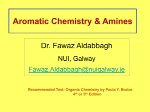 Aromatic Chemistry, Amines & Natural Products