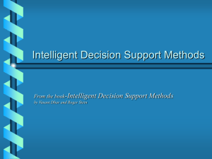 Intelligent Decision Support Methods