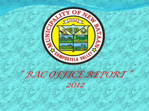 “ bac office report ” 2012