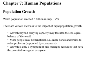 Population Growth Rates