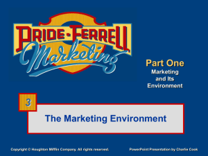 Marketing 12e - Pride and Ferrell