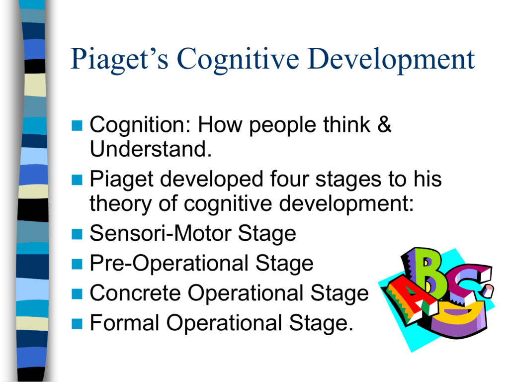 Cognitive Development Progress Stages By Age Vector Illustration