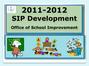 2009 * 2010 School Improvement Plans
