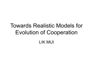 Evolution of Cooperation by Trust and Reputation