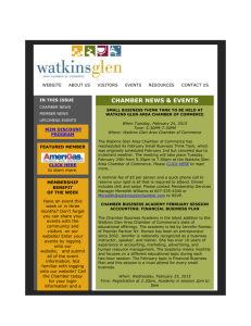 upcoming events - Watkins Glen Area Chamber of Commerce