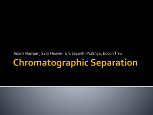 Chromatographic Separation