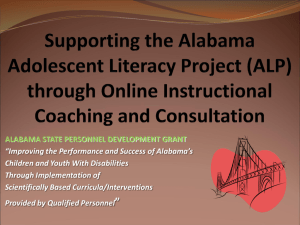 (ALP) through Online Instructional Coaching and